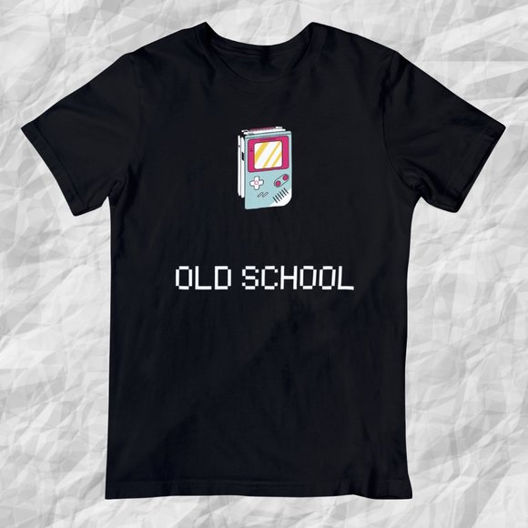 Old School T-Shirt, 90s T-Shirt, Custom Tee, Gaming Shirt, Royal Blue - Picture 7 of 10